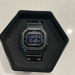 Casio G-Shock!! Tough Solar, Bluetooth, and Atomic Timekeeping. GWB5600BC-1B.